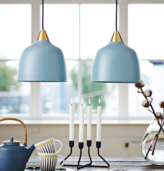 Plafondlamp "Urban Mineral Blue" van Superliving