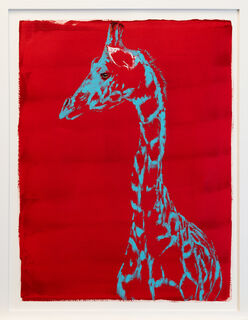 Picture "Series: Bright Spot I Giraffe" (2021-2022) (Unique piece) by Lezzueck Coosemans
