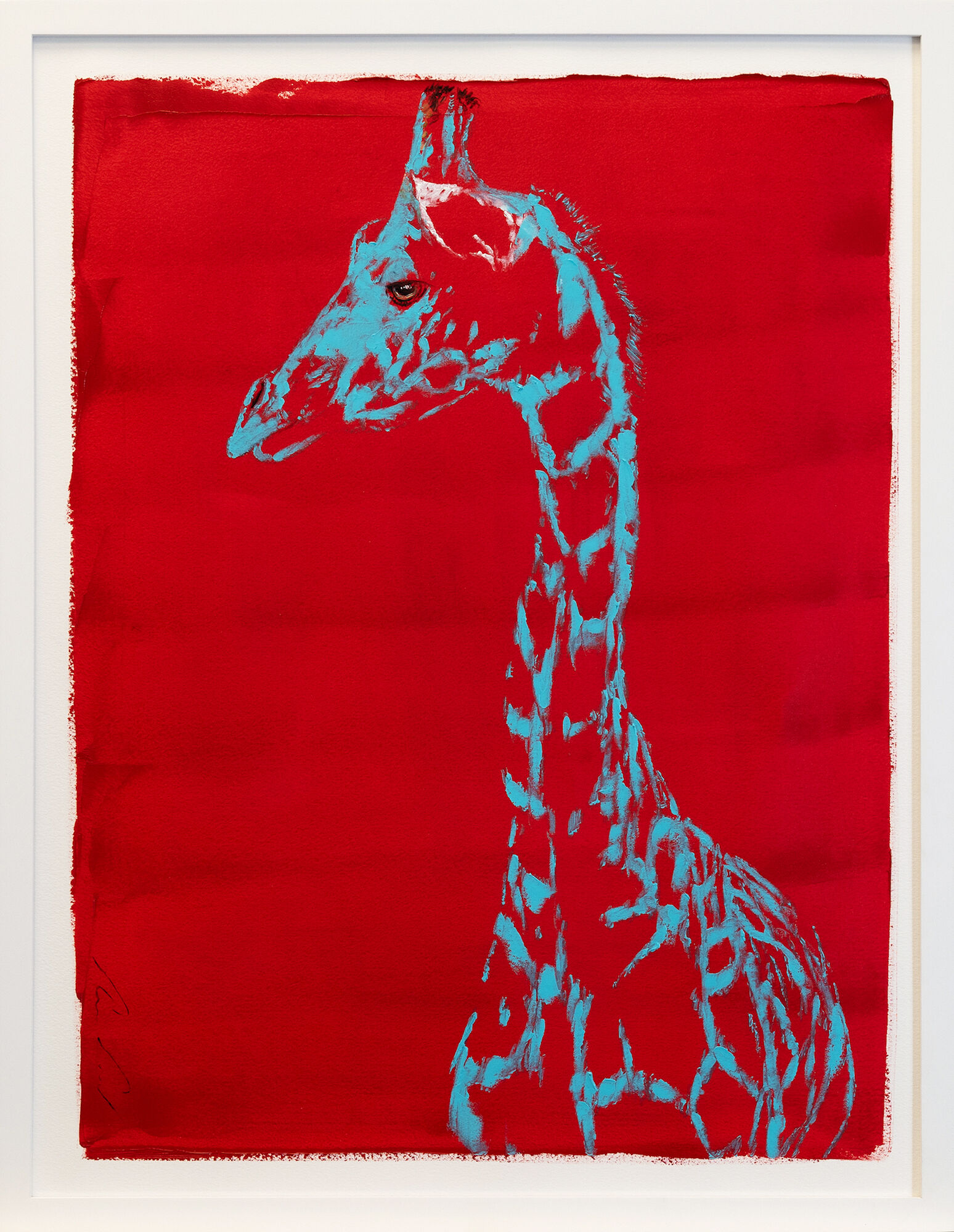 Bild "Serie: Lichtblick I Giraffe" (2021-2022) (Unikat) von Lezzueck Coosemans
