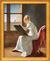 Picture "Drawing Young Woman" (1801), framed