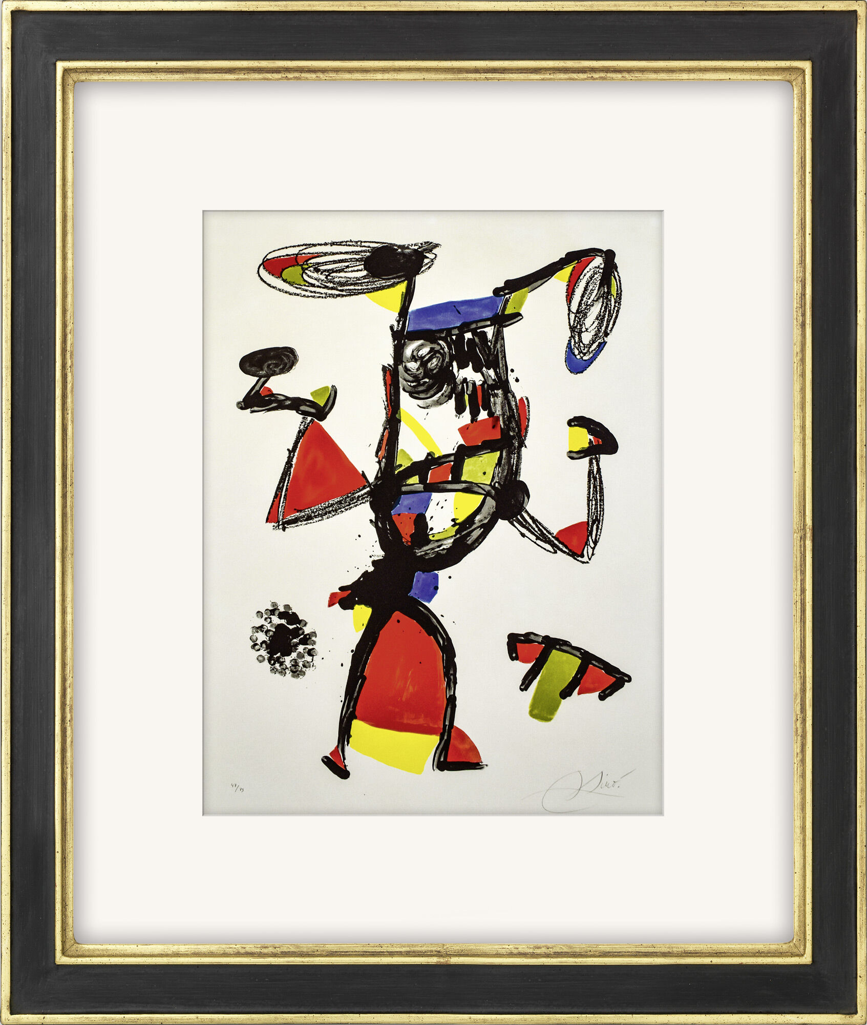 Billede "Majorette (Cheerleader)" (1978) von Joan Miró