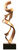 Sculpture "Curved Infinity" (2021), bronze