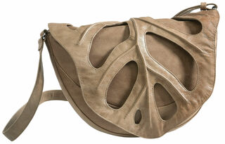 Shoulder bag "Leaf", taupe