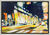 Bild "Streetlight VIII" (Original / Unikat), gerahmt