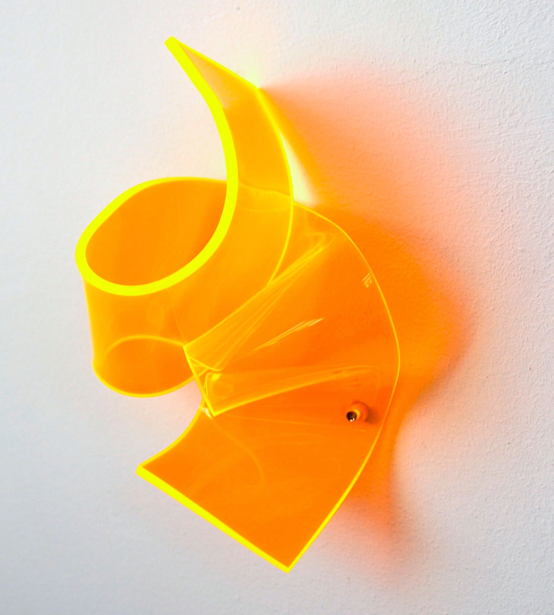 Opera “Squiggle Orange I” (2026) (Pezzo unico) di Selcuk Dizlek