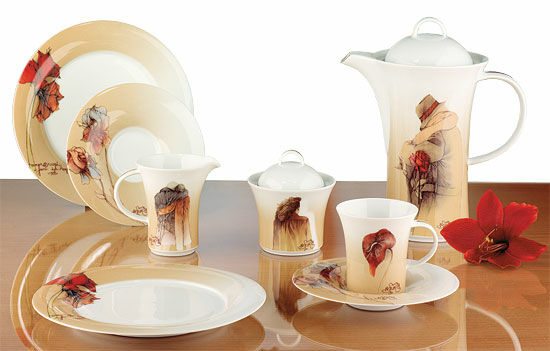 Coffee service set, 20-pcs, without coffee pot by Bruno Bruni