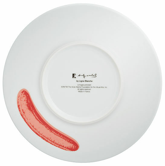 Porcelain plate "Banana" by Andy Warhol