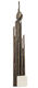 Skulptur "Lineair", Bronze auf Stein von Guy Buseyne