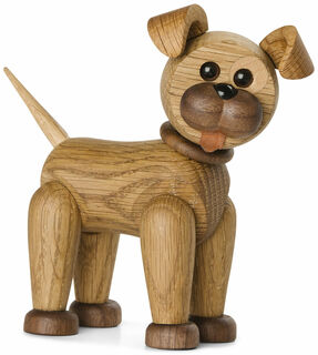 Houten figuur "Happy de Hond" - Ontwerp Chresten Sommer von Spring Copenhagen