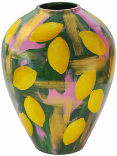 Glass vase "Lemon Garden" by Milou van Schaik Martinet