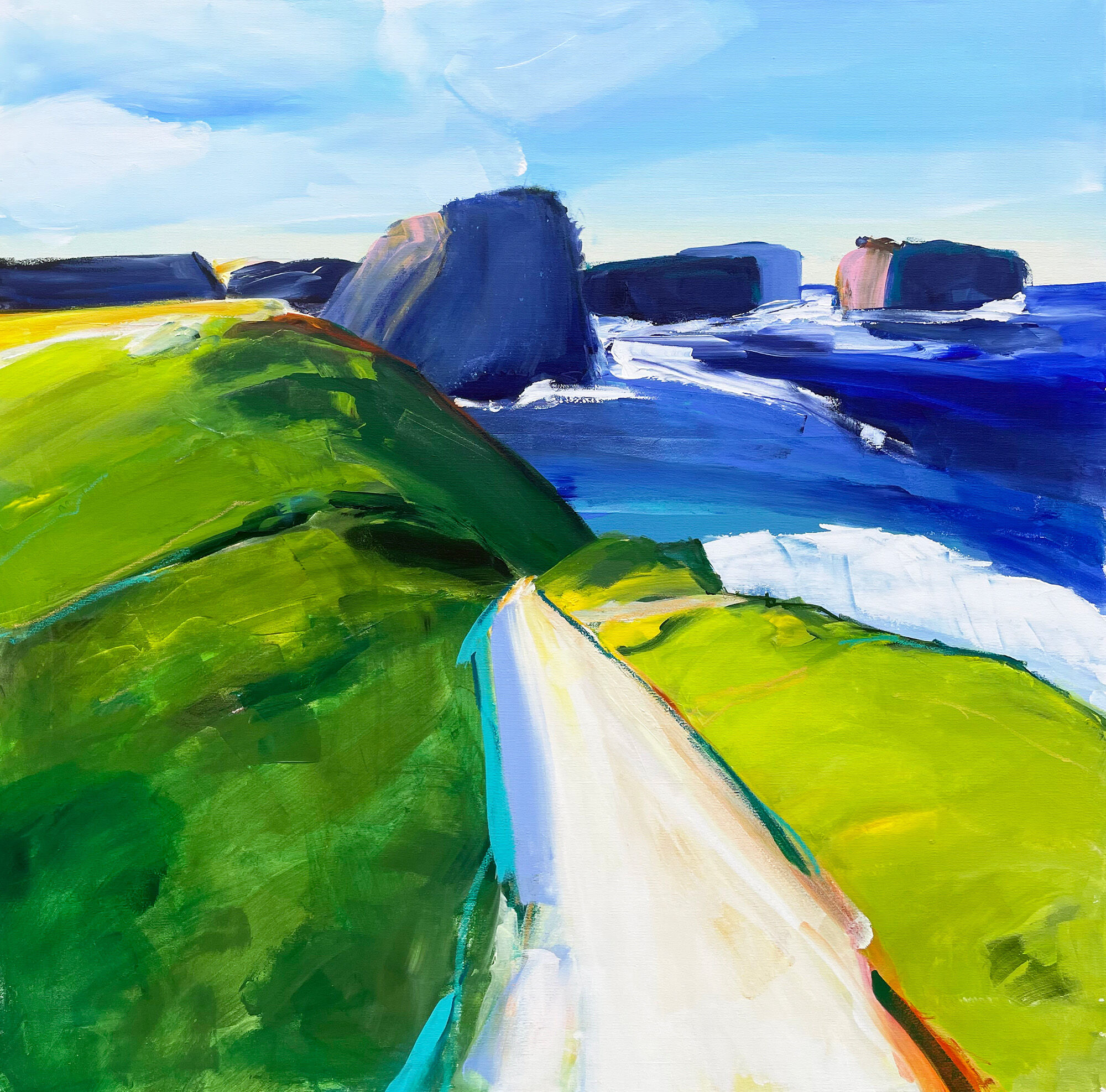 Bild "The Way" (2024) (Unikt föremål) av Roswitha Schumacher-Kuckelkorn