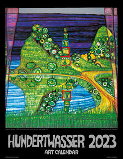 Artist calendar 2023 by Friedensreich Hundertwasser