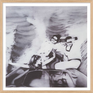 Billede "Motorbåd" (1965), naturlig indrammet version von Gerhard Richter