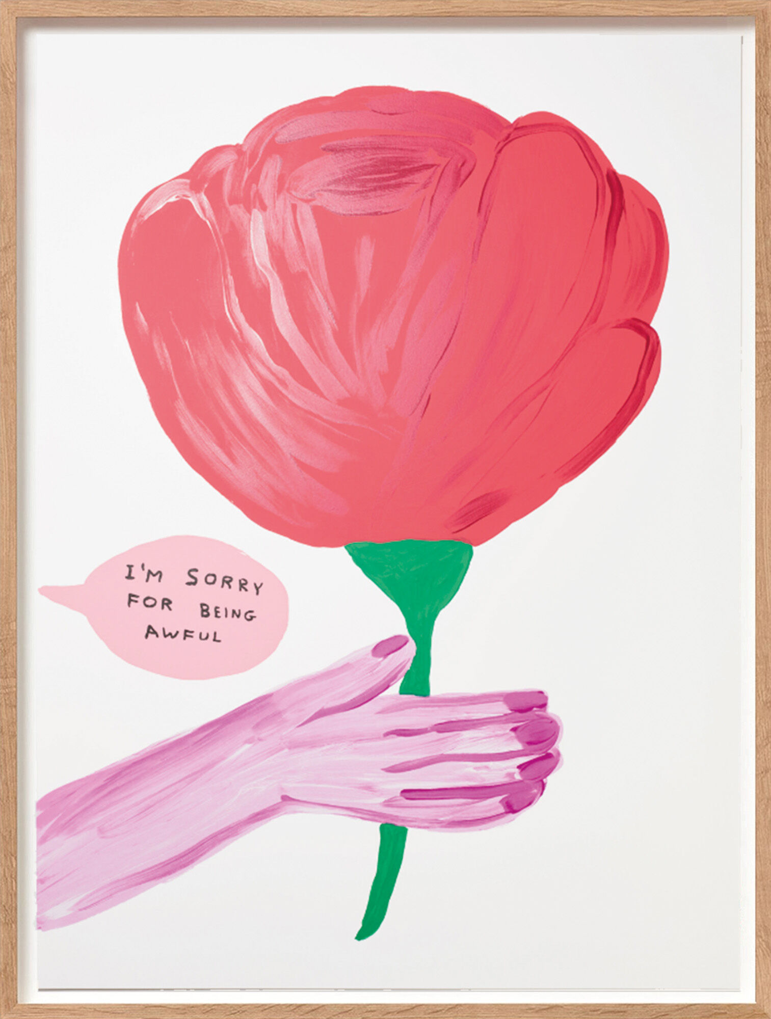 Beeld "I'm sorry for being awful" (2021) von David Shrigley