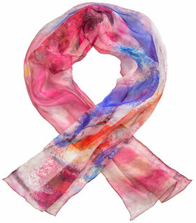 Silk scarf "Cantique des Cantiques III"