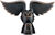 Skulptur "Eule mit Kind", Bronze