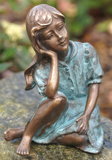 Gartenskulptur "Susanna", Bronze