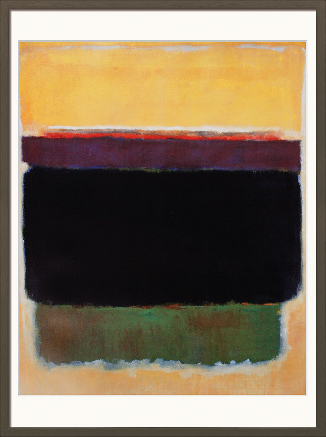 Obraz "1949", oprawiony autorstwa Mark Rothko
