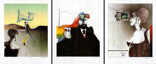 Picture portfolio "Bellevue", unframed by Paul Wunderlich