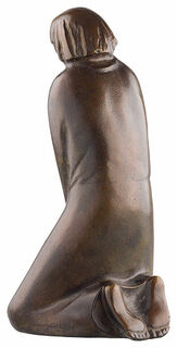 Sculptuur "De twijfelaar" (1931), bronzen reductie von Ernst Barlach