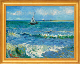 Bild "Das Meer bei Les Saintes-Maries-de-la-Mer" (1888), Version ...