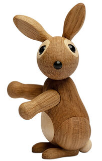 Wooden figure "Rabbit Bounce" by Spring Copenhagen