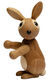 Wooden figure "Rabbit Bounce" by Spring Copenhagen