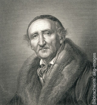 Porträt des Künstlers Johann Gottfried Schadow