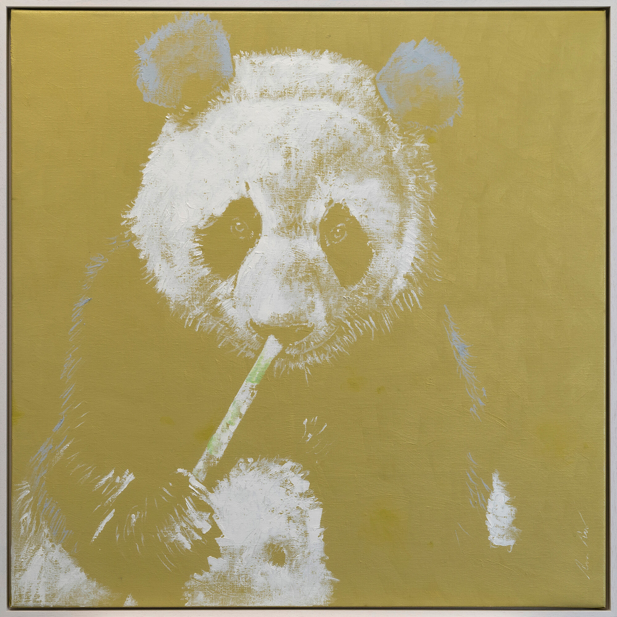 Picture "Series Bright Spot | Great Panda" (2022) (Unique piece) by Lezzueck Coosemans
