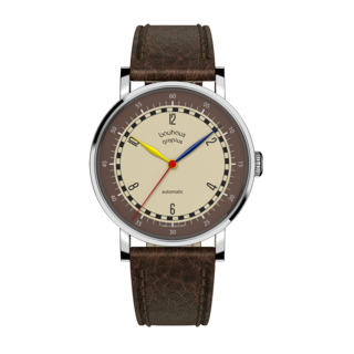 Bauhaus Walter Gropius "New Bauhaus Automatik" polshorloge – Gemaakt in Duitsland – Saffierglas – 38 mm