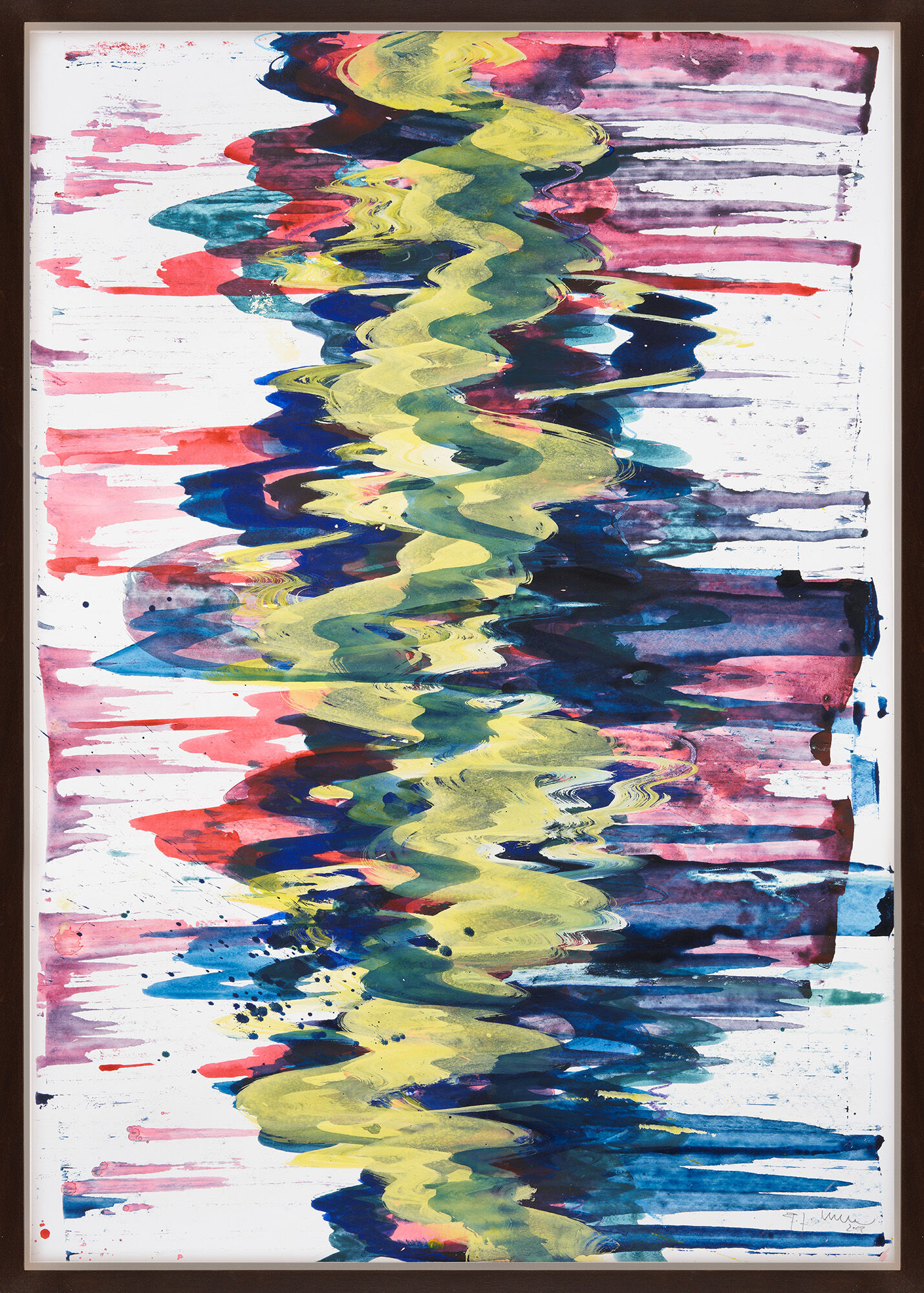 Quadro "Water Music II" (2013) (pezzo unico) di Bernd Zimmer