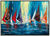 Picture "Sailing 12" (2025) (Original / Unique piece), framed