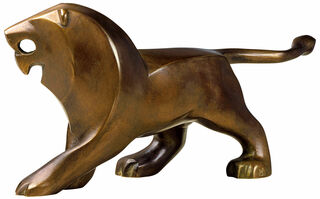 Sculpture "Petit Lion", bronze von SIME