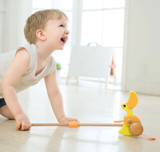 Animale "Anatra" a spinta (per bambini a partire da 12 mesi) di Kid's Concept