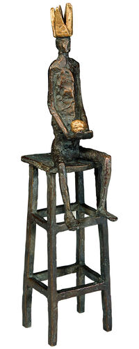 Skulptur "Kleiner König", Bronze