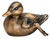 Haveskulptur "Duckling Straggler", bronze