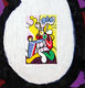 Silkesscarf "Stort stilleben med piedestalbord" av Pablo Picasso