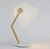 LED tafellamp "ZIGGi Wit/Bruin"