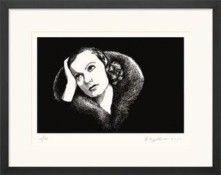 Picture "Garbo", framed by Robert Nippoldt