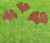 Tuinpaal "Ginkgo Leaf", 3 stuks