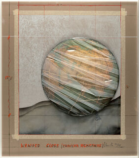 Bild "Wrapped Globe (Eurasian Hemisphere)" (2019)