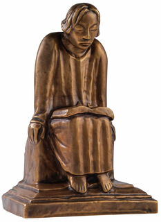 Sculpture "Reading Monastery Student" (1930), reduction in bronze