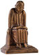 Rzeźba "Czytający uczeń klasztoru" (1930), redukcja w brązie autorstwa Ernst Barlach