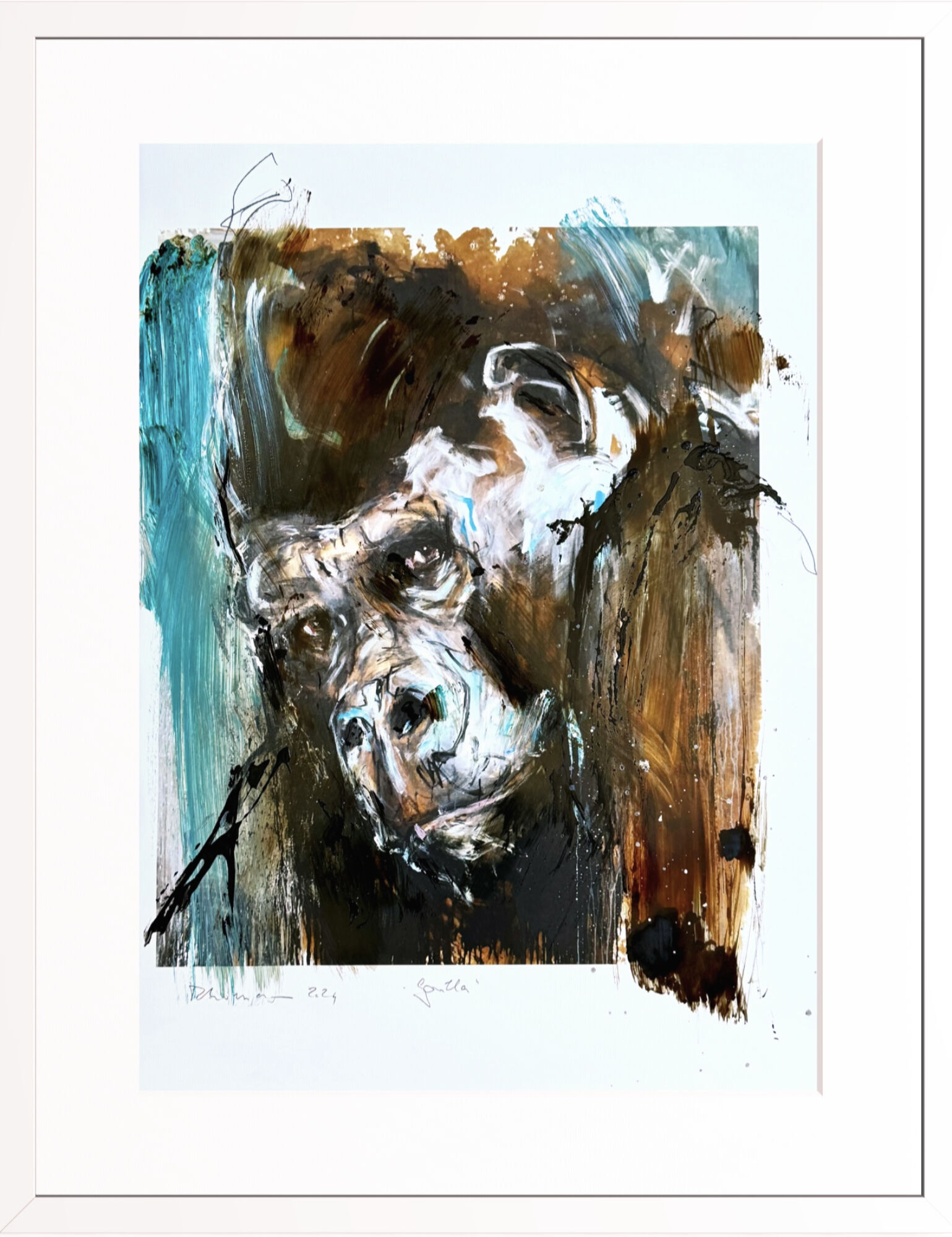 Bild "Gorilla_2.9" (2024) (Unikat) von Ralf Koenemann