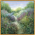 Billede "Chemin Fleurie en Provence", indrammet