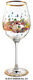 (PM XIX/4) Verre à vin "BEAUTY IS A PANACEA - Gold - Red Wine" (La beauté est une panacée - or - vin rouge) de Friedensreich Hundertwasser