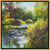 Picture "A Giverny le Jardin de Monet", framed
