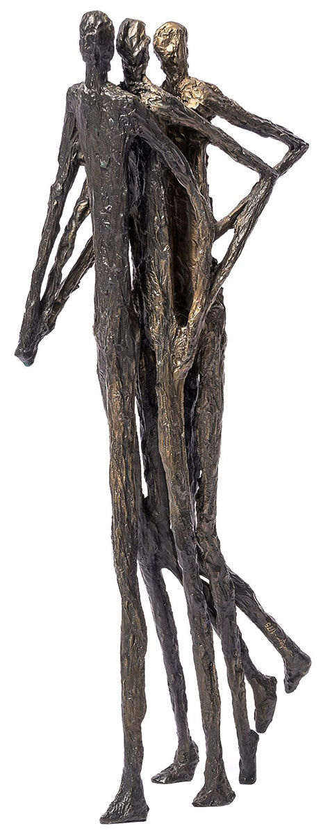 Skulptur "To Sprint", Bronze von Ann Vrielinck
