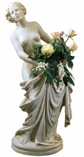 Statuette "Flora Donata" (with vase insert), artificial marble