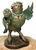 Garden sculpture "The Bride: The Blackbird" - from "The Bird Wedding", bronze